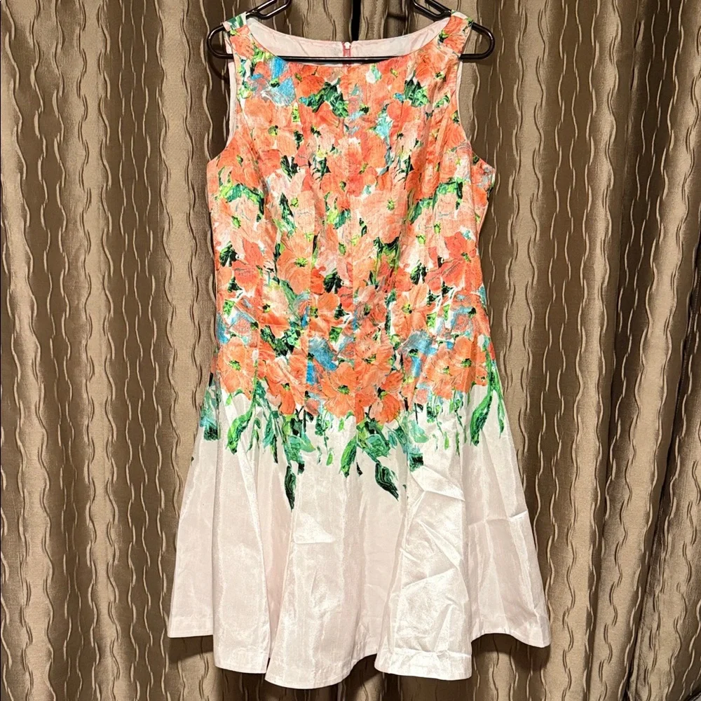 Danny & Nicole Multicolor Floral Dress - Picture 1 of 7